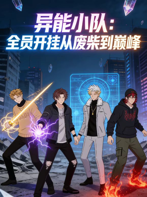 異能小隊，全員開掛從廢柴到巔峰動態漫畫